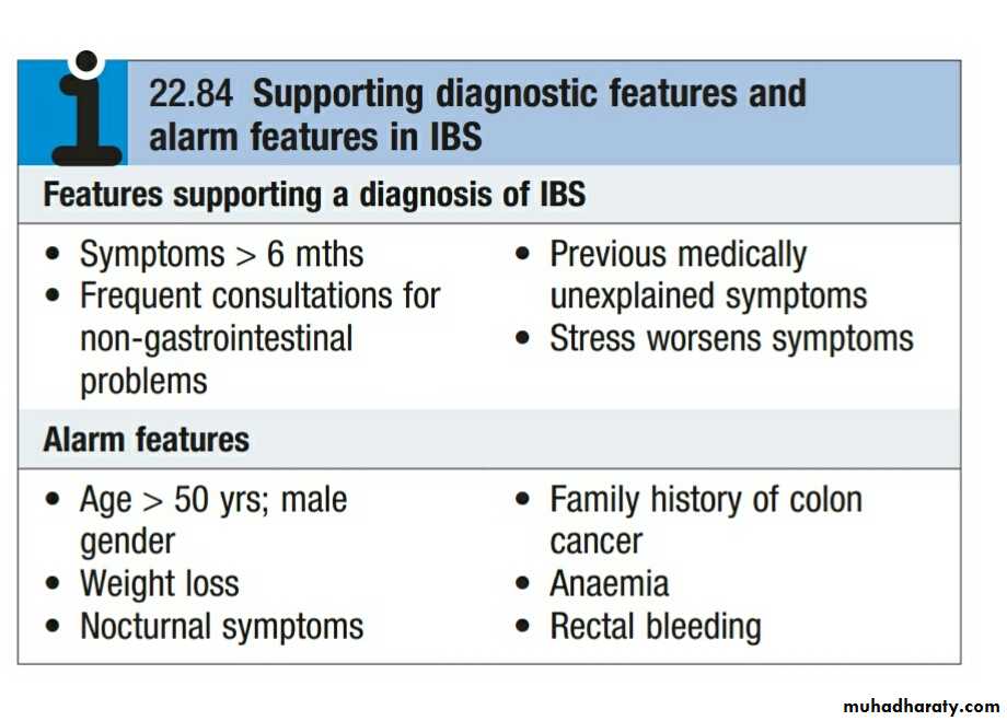 IRRITABLE BOWEL SYNDROME pptx - D.Faiz - Muhadharaty